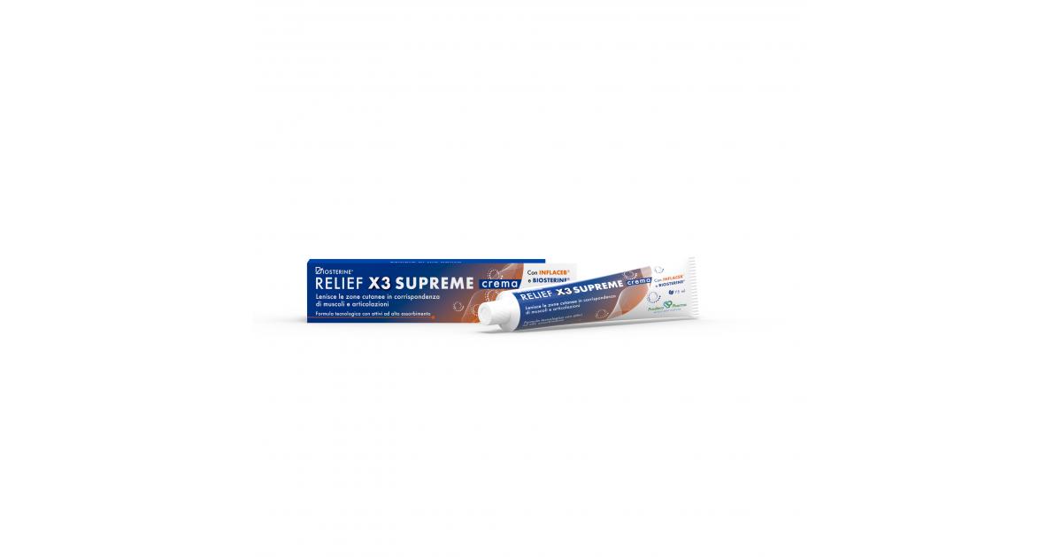 BIOSTERINE® RELIEF X3 SUPREME CREAM | Prodeco Pharma