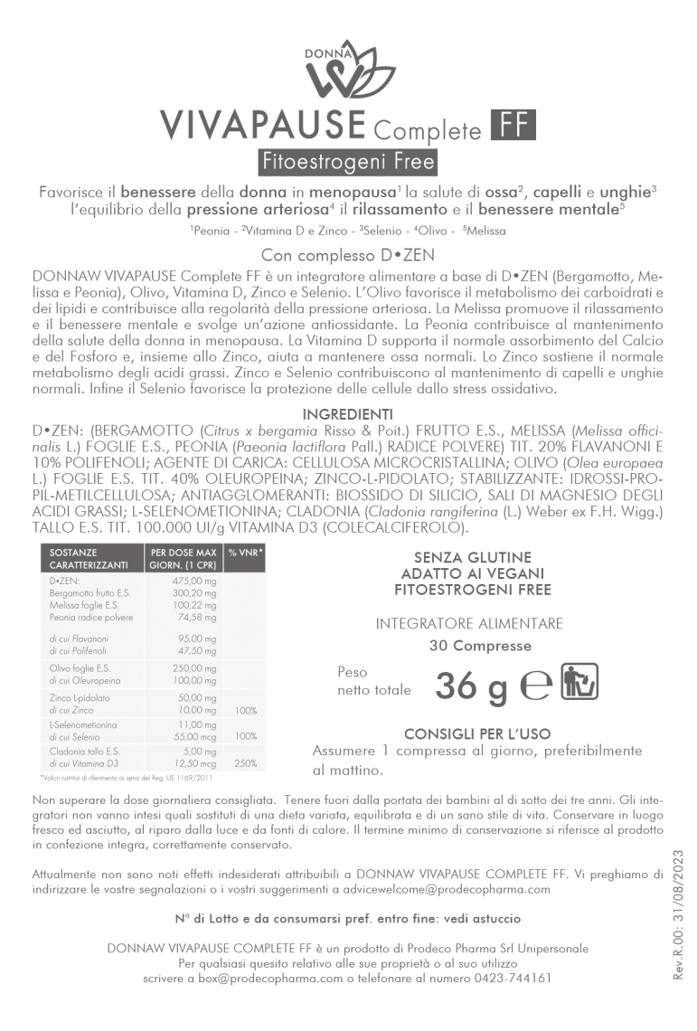 FI.0110.DW0.DONNAW VIVAPAUSE Complete FF.foglietto.Rev.00.2023.08.31 2