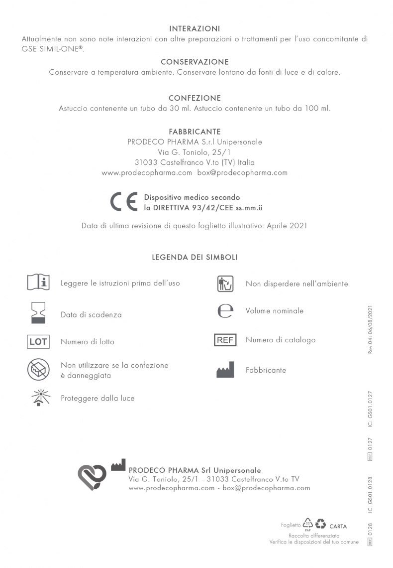 FI.0127.GS0.GSE SIMIL ONE.astuccio 30 100 ml.Rev.04.2021.08.06 2