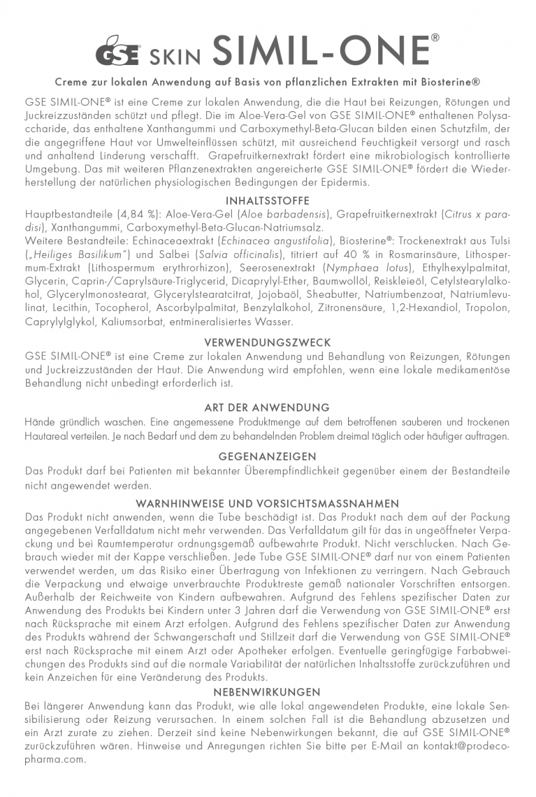 FI.0127.GSD.GSE SIMIL ONE.bugiardino 30 100 ml.Rev.01.2023.06.15 1