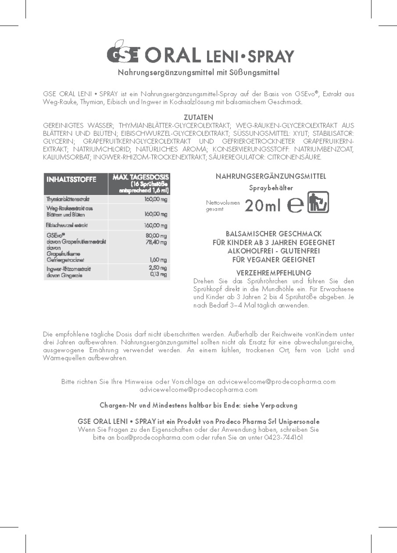 FI.0404.01.GSD0.GSE ORAL LENI•SPRAY.bugiardino.Rev.R.00.2024.11.05 DE 2