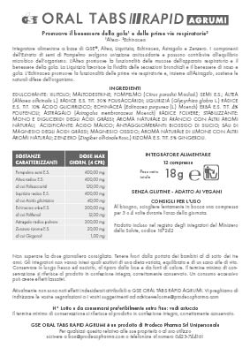 FI.0460.02.GS0.GSE ORAL TABS RAPID AGRUMI.bugiardino.Rev.R.00.2024.05.30 pagina1 FI.0460.02.GS0.GSE ORAL TABS RAPID AGRUMI.bugiardino.Rev.R.00.2024.05.30 pagina1