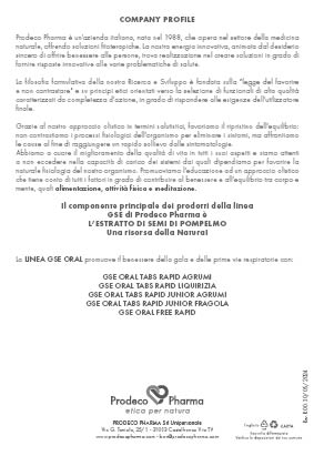 FI.0460.02.GS0.GSE ORAL TABS RAPID AGRUMI.bugiardino.Rev.R.00.2024.05.30 pagina2 FI.0460.02.GS0.GSE ORAL TABS RAPID AGRUMI.bugiardino.Rev.R.00.2024.05.30 pagina2