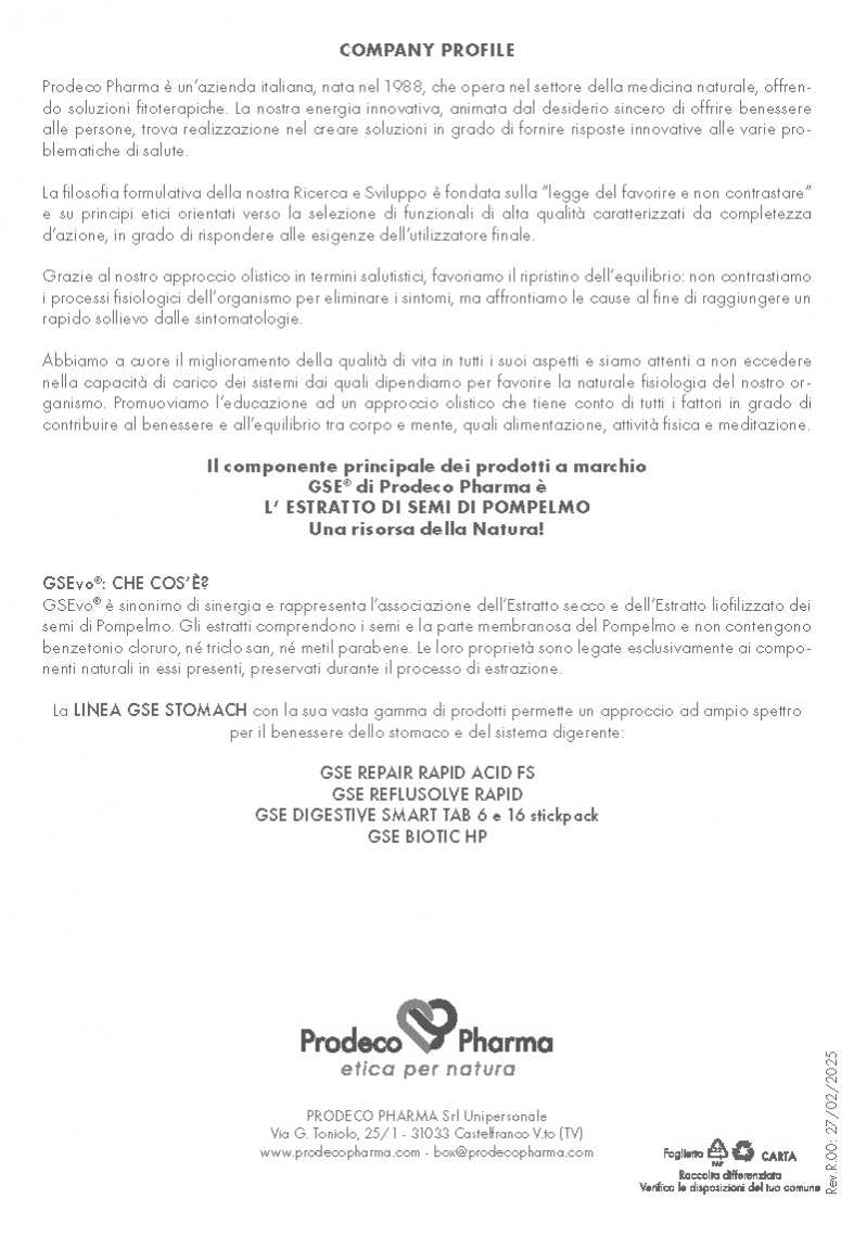 FI.0631.01.GS0 GSE Repair Rapid Acid.bugiardino.bugiardino.rev.00.2022.06.15 Pagina 1