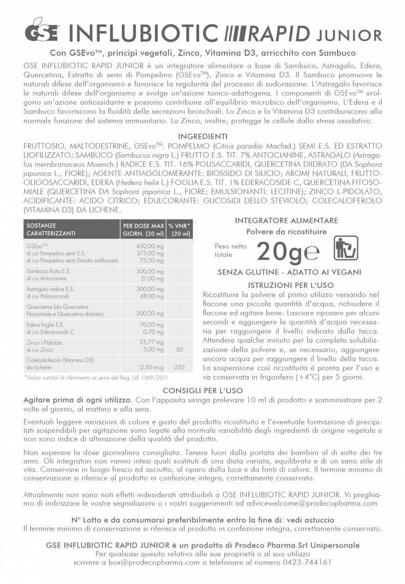 FI.0918.GS01.GSE INFLUBIOTIC RAPID JUNIOR.bugiardino.Rev.R.00.2022.02.28 2