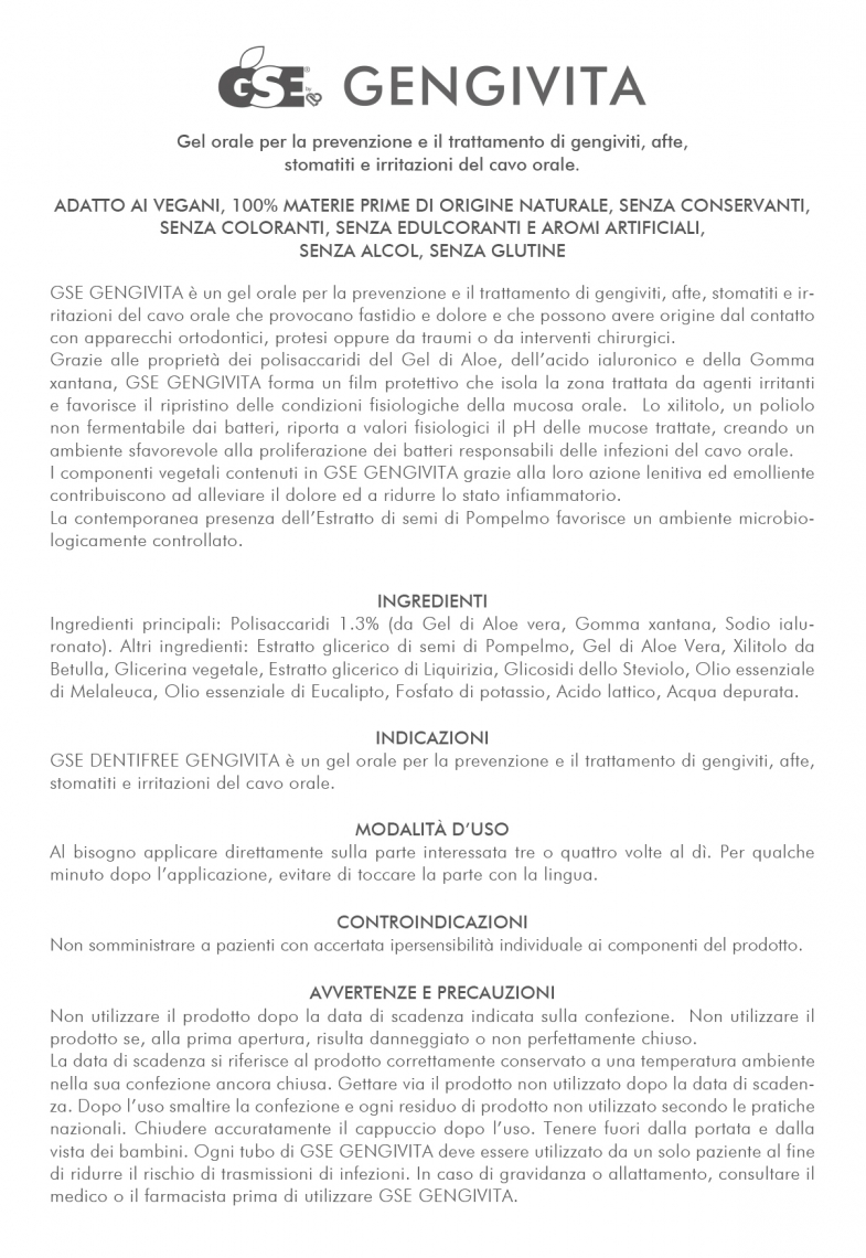 FI.1056.GS0.GSE DENTIFREE GENGIVITA.bugiardino.Rev.02.2021.07.01 1 FI.1056.GS0.GSE DENTIFREE GENGIVITA.bugiardino.Rev.02.2021.07.01 1