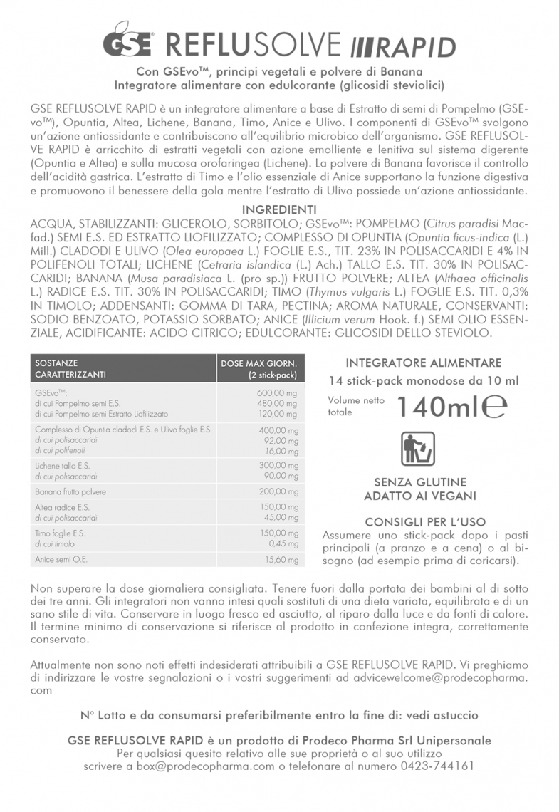 FI.1800.GS0.GSE REFLUSOLVE RAPID 14 STICK PACK.bugiardino.rev.00.2022.06.15 2