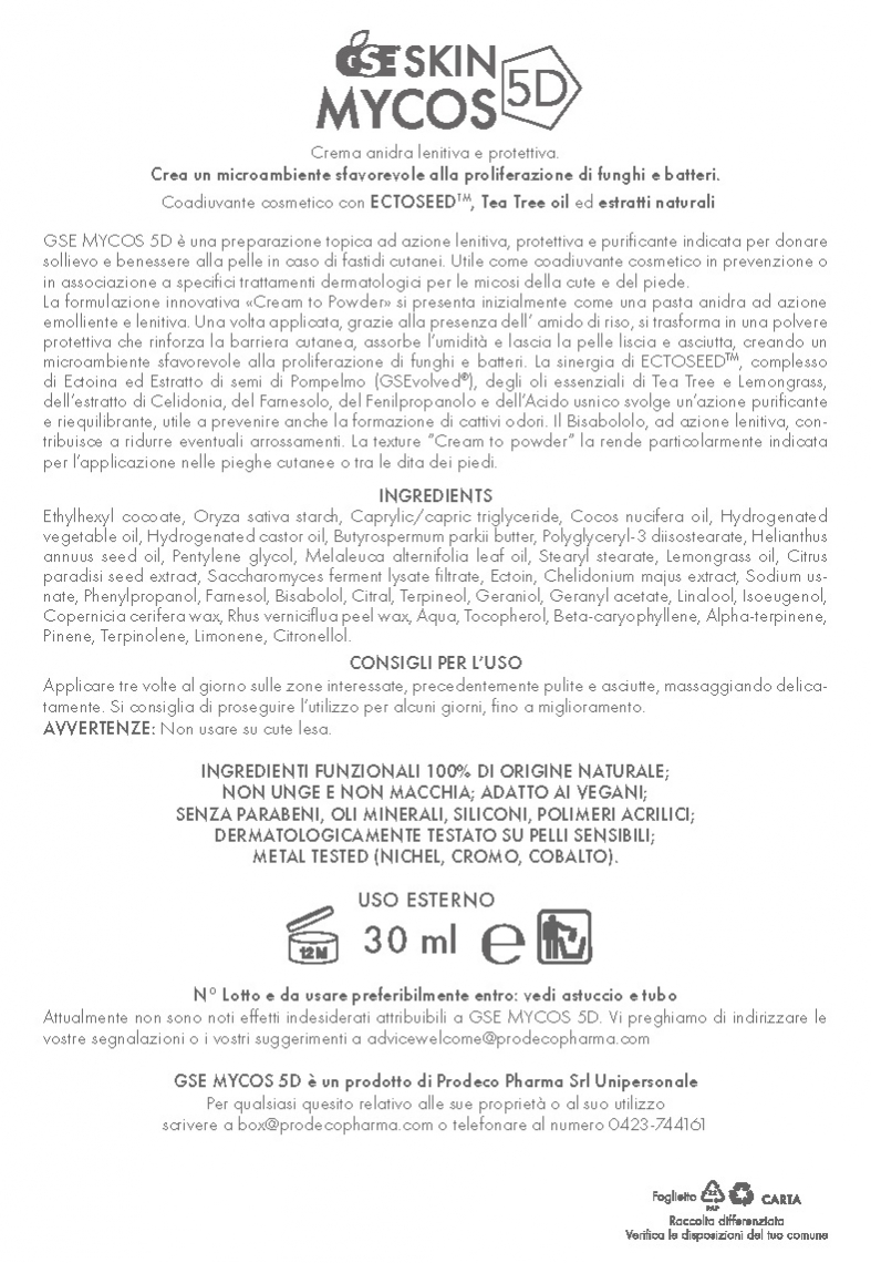 GSE MYCOS 5D 30ML.foglietto.Rev.00.2025.01.14 Pagina 2