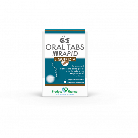Gse oral tabs rapid liquirizia new integratore