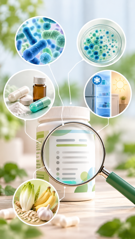 1 Guida visiva agli integratori probiotici