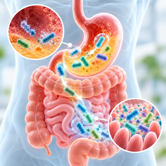 Viaggio dei probiotici nell’apparato digerente