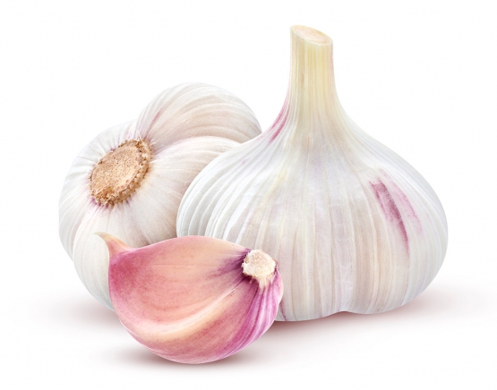 garlics on white surface